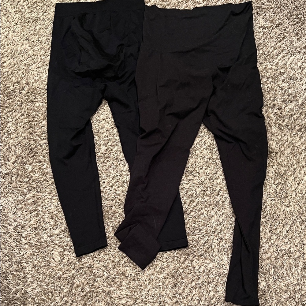 Black High-Waisted Leggings